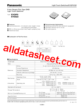 EVQP0S02Q型号图片