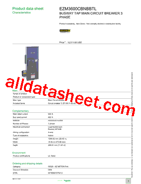 EZM3600CBNBBTL型号图片