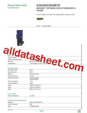 EZM3800CBNBBTR型号图片