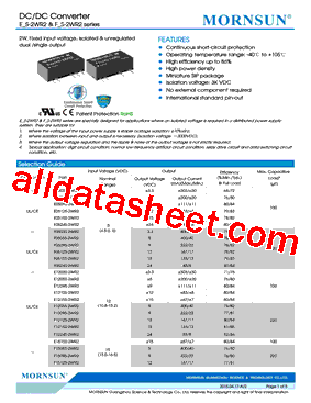 F0509S-2WR2型号图片