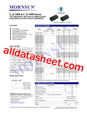 F0524S-1WR型号图片