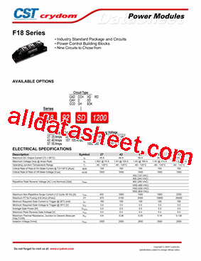 F18107RD400型号图片