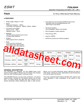 F25L004A-100DIG型号图片