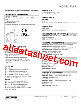 F2AP-52-R型号图片