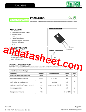 F30UA60S型号图片