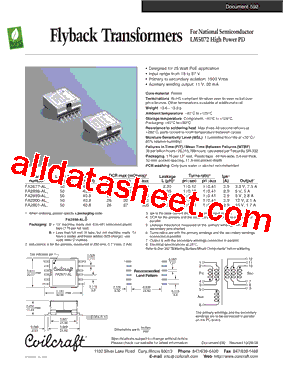 FA2898-ALB型号图片