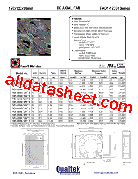 FAD1-12038DHJW12型号图片