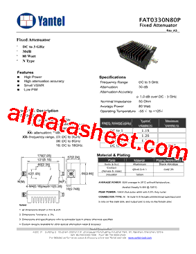 FAT0330N80P型号图片
