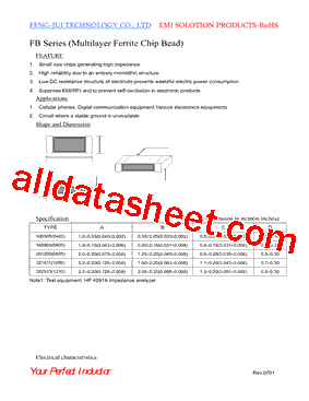 FB201209U101型号图片