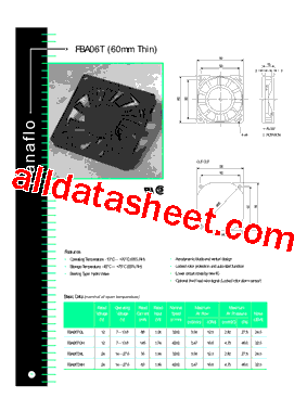 FBA06T12HS型号图片