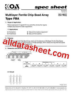 FBA1J4AL型号图片