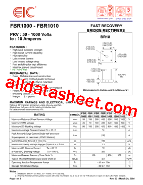 FBR1002型号图片