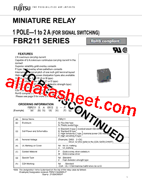 FBR211SBD009型号图片