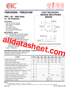 FBR2506W型号图片