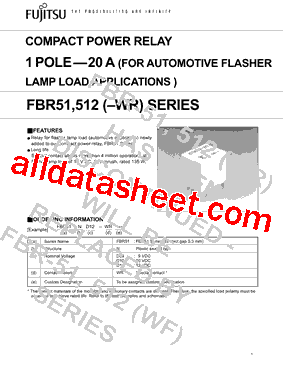 FBR51ND09-WR型号图片