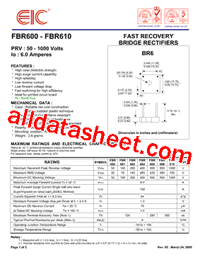 FBR600型号图片