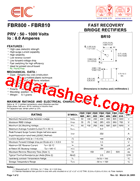 FBR806型号图片