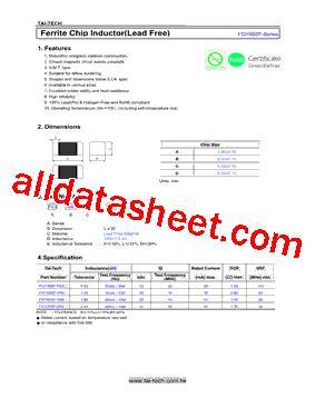 FCI1005F-R22K型号图片