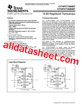 FCT162646CTPACTG4型号图片