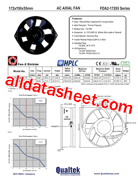 FDA2-17255NBHW4F-L型号图片