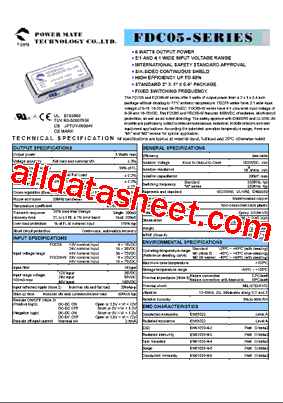 FDC05-24D05型号图片