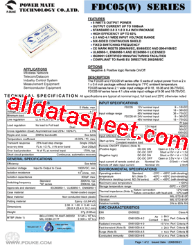 FDC05-24D12型号图片