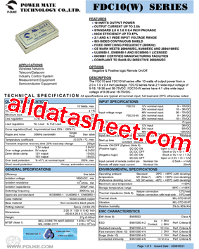 FDC10-24D15型号图片