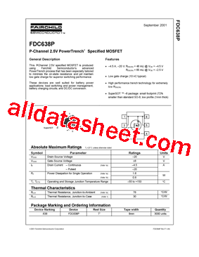 FDC638P型号图片