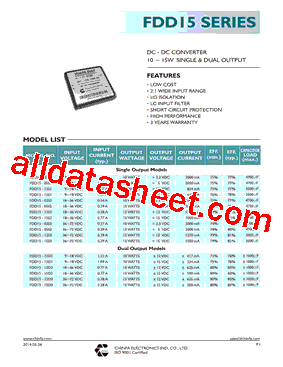 FDD15-12D1型号图片