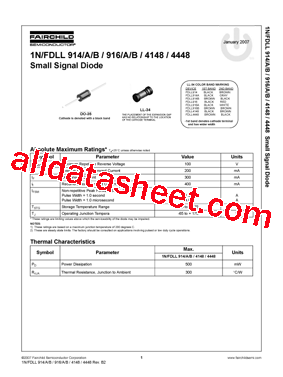 FDLL914B型号图片