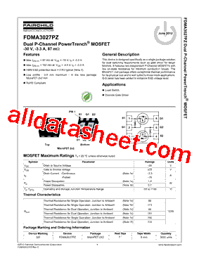 FDMA3027PZ型号图片