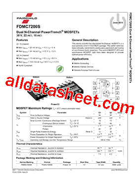 FDMC7200S型号图片