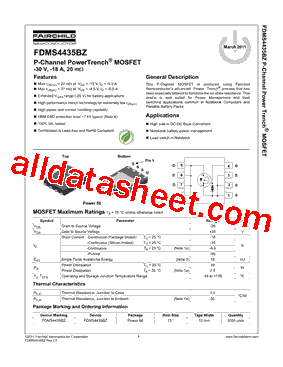 FDMS4435BZ型号图片