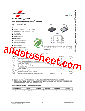 FDMS9409_F085型号图片