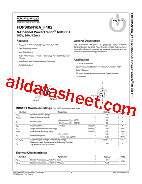 FDP085N10A_F102型号图片