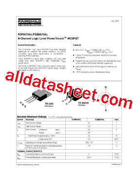 FDP6670AL型号图片