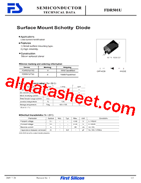 FDR501UT1G型号图片