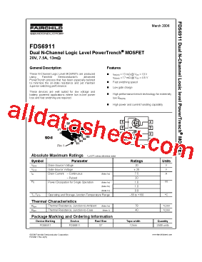 FDS6911型号图片