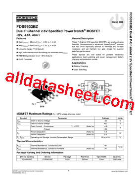 FDS9933BZ型号图片