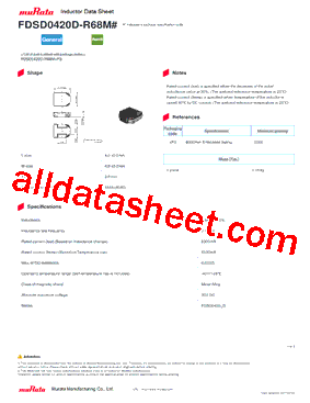 FDSD0420D-R68M型号图片