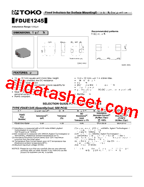 FDUE1245-R50M型号图片