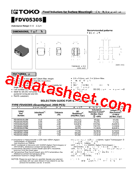 FDV0530S-R12M型号图片