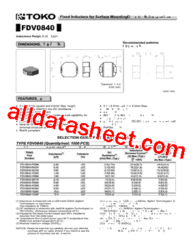 FDV0840-R42M型号图片