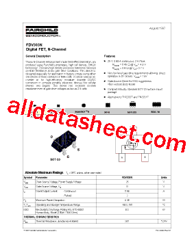 FDV303N型号图片