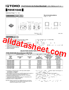 FDVE1040-3R3M型号图片