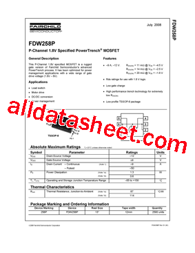 FDW258P型号图片