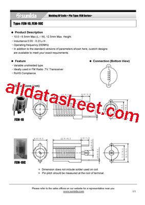 FEM10CNP-1N6型号图片