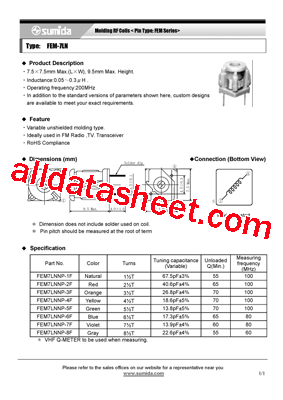 FEM7LNNP-2F型号图片