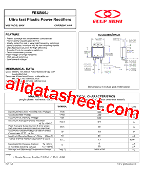 FESB06J型号图片