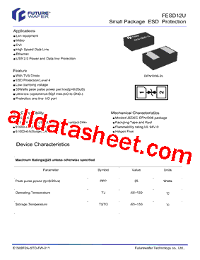 FESD12U-50PF型号图片